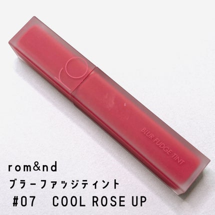 rom&nd ブラーファッジティント/rom&nd/リップティントを使ったクチコミ(1枚目)