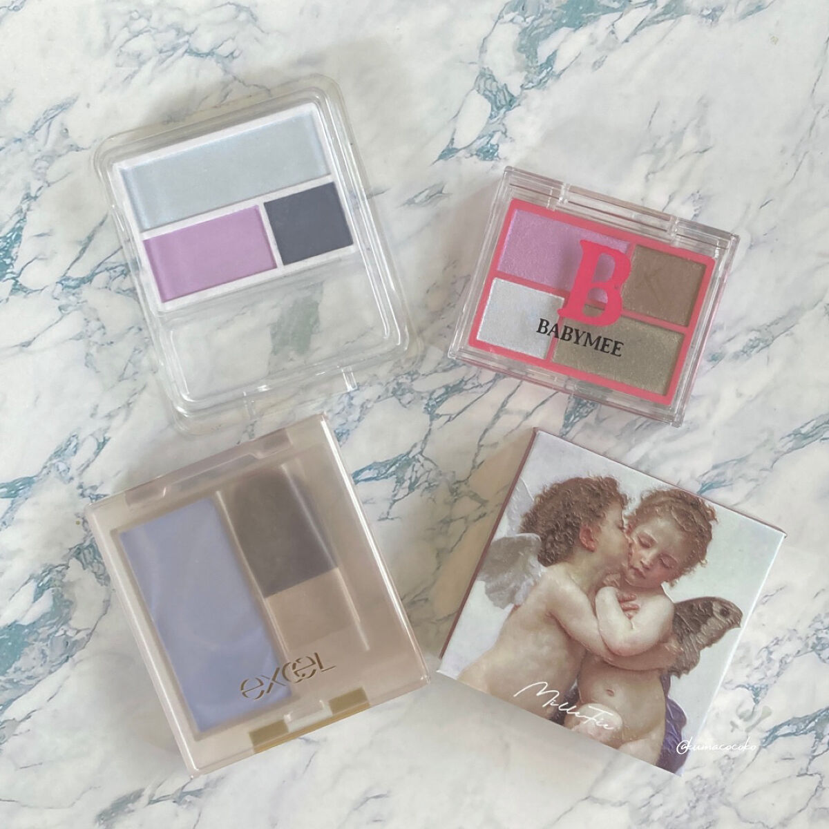 ニュアンスカラーシャドウ 4 /BABYMEE/アイシャドウパレットを使ったクチコミ（2枚目）