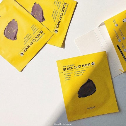 BLACK CLAY MASK(ブラッククレイマスク)/BARULAB/シートマスク・パックを使ったクチコミ(1枚目)