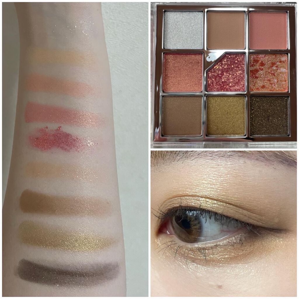 グリッターペディアアイパレット/unleashia/アイシャドウパレットを使ったクチコミ(2枚目)