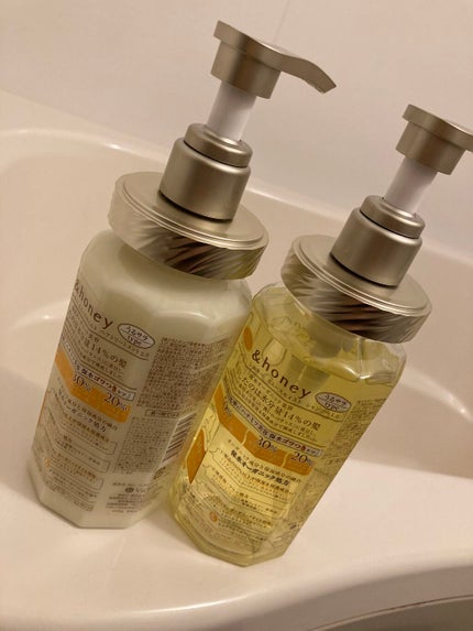 シルキー スムースモイスチャー シャンプー 1.0/ヘアトリートメント 2.0/&honey/市販シャンプーを使ったクチコミ(3枚目)