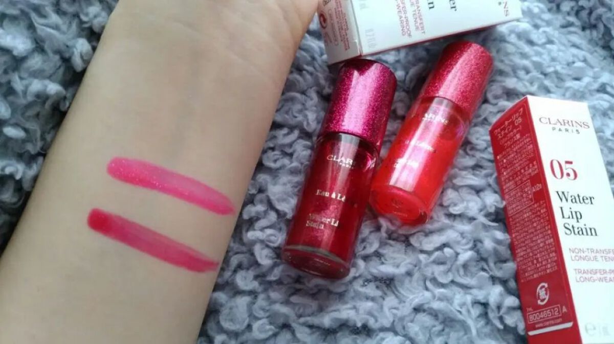 ウォーターリップ ステイン/CLARINS/リップグロスを使ったクチコミ（2枚目）