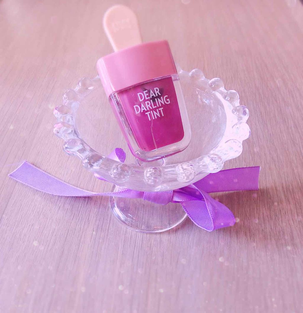 ディアダーリン ウォータージェルティント （アイスティント）/ETUDE/口紅を使ったクチコミ（1枚目）