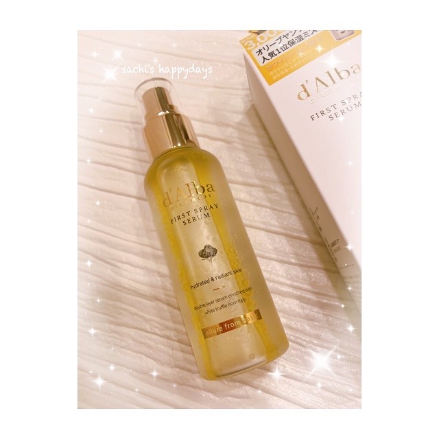 ダルバ ホワイトトリュフファーストスプレーセラム/ダルバ/ミスト状化粧水を使ったクチコミ（1枚目）