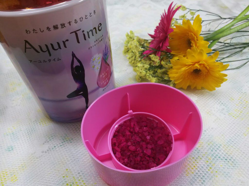 Ayur Time（アーユルタイム） カモミール＆クラリセージの香り 720g/アーユルタイム/無機塩系入浴剤を使ったクチコミ（2枚目）