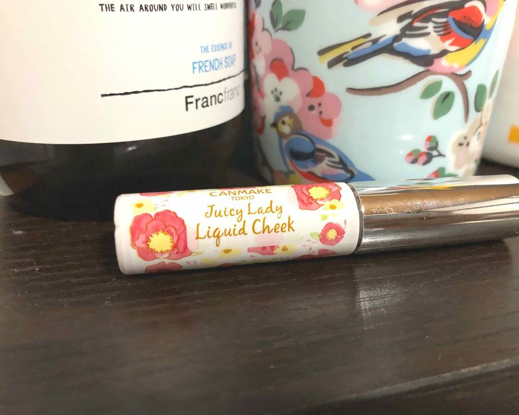 ジューシーレディリキッドチーク/キャンメイク/リキッドチークを使ったクチコミ（1枚目）
