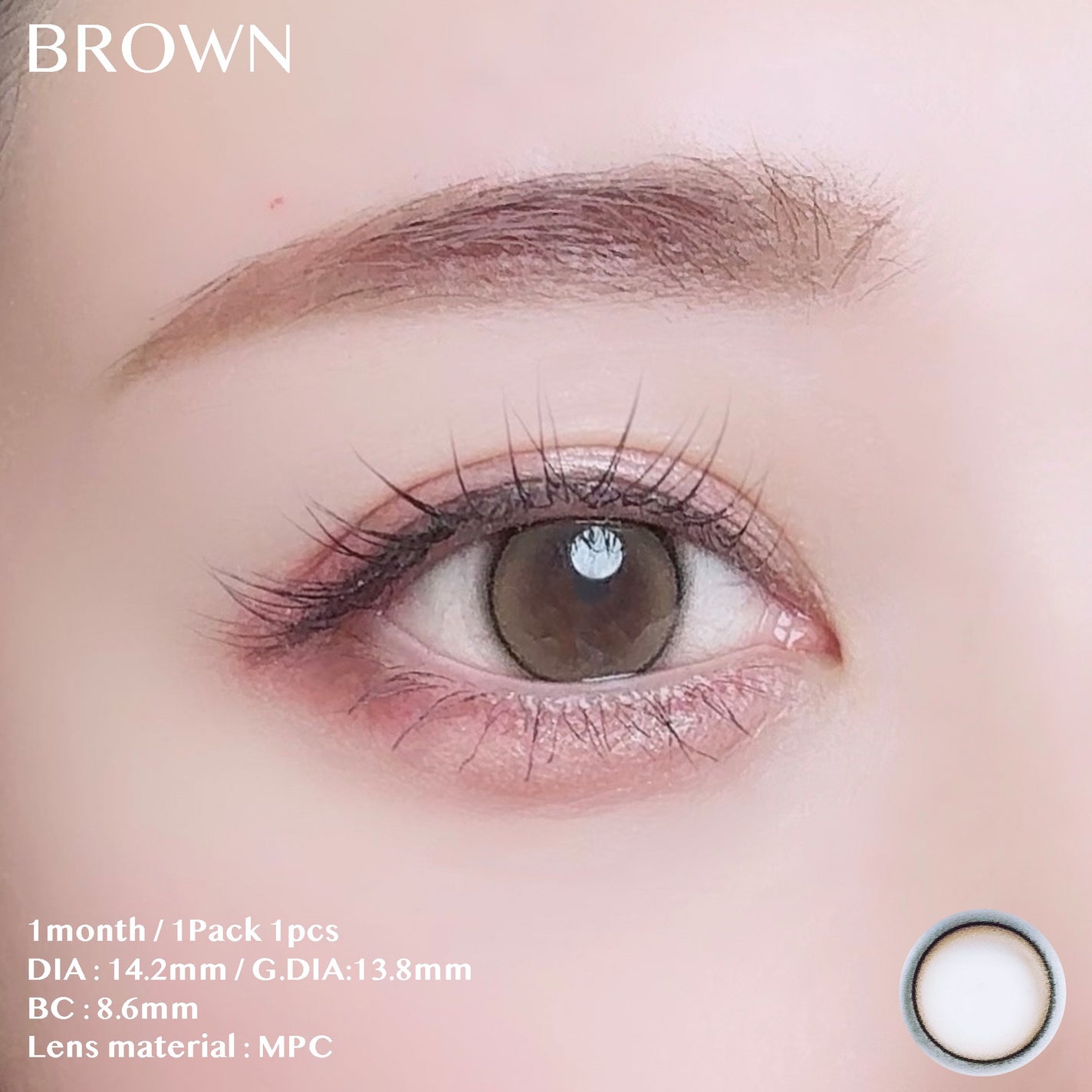 ONE PICK I-GIRL CONTACT LENS/蜜のレンズ/1ヶ月(1MONTH)カラコンを使ったクチコミ(2枚目)