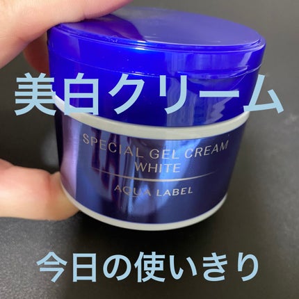 スペシャルジェルクリームA (ホワイト)(医薬部外品)/アクアレーベル/オールインワン化粧品を使ったクチコミ(1枚目)
