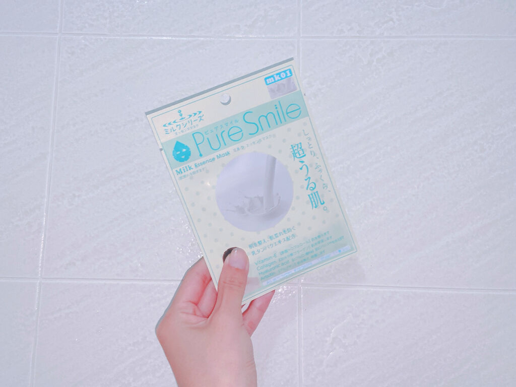 ミルクエッセンスマスク ミルク/Pure Smile/シートマスク・パックを使ったクチコミ（1枚目）