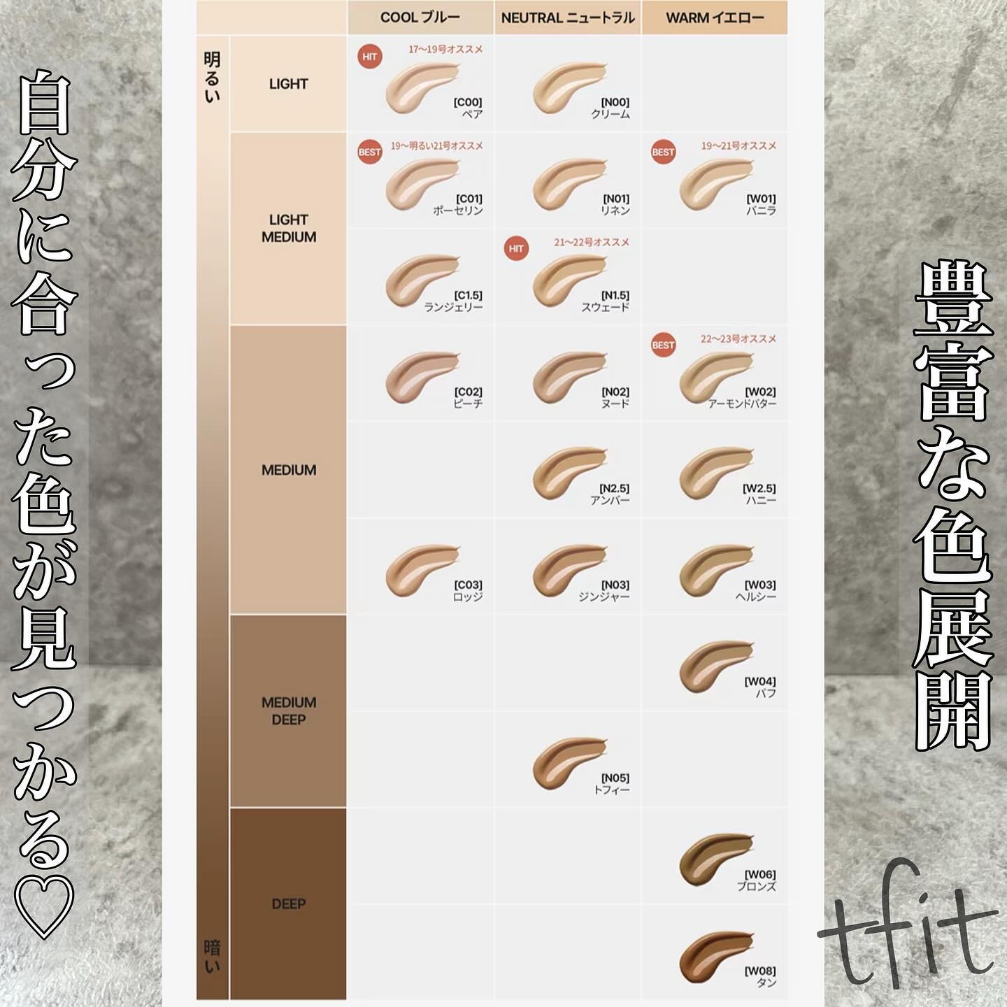 ラディアンスフィットセラムファンデーション/TFIT/リキッドファンデーションを使ったクチコミ（2枚目）