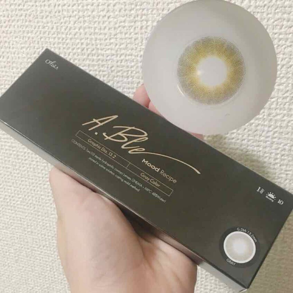 エーブルワンデーグレー(A.ble 1day Gray)/OLOLA/ワンデー(1DAY)カラコンを使ったクチコミ(5枚目)