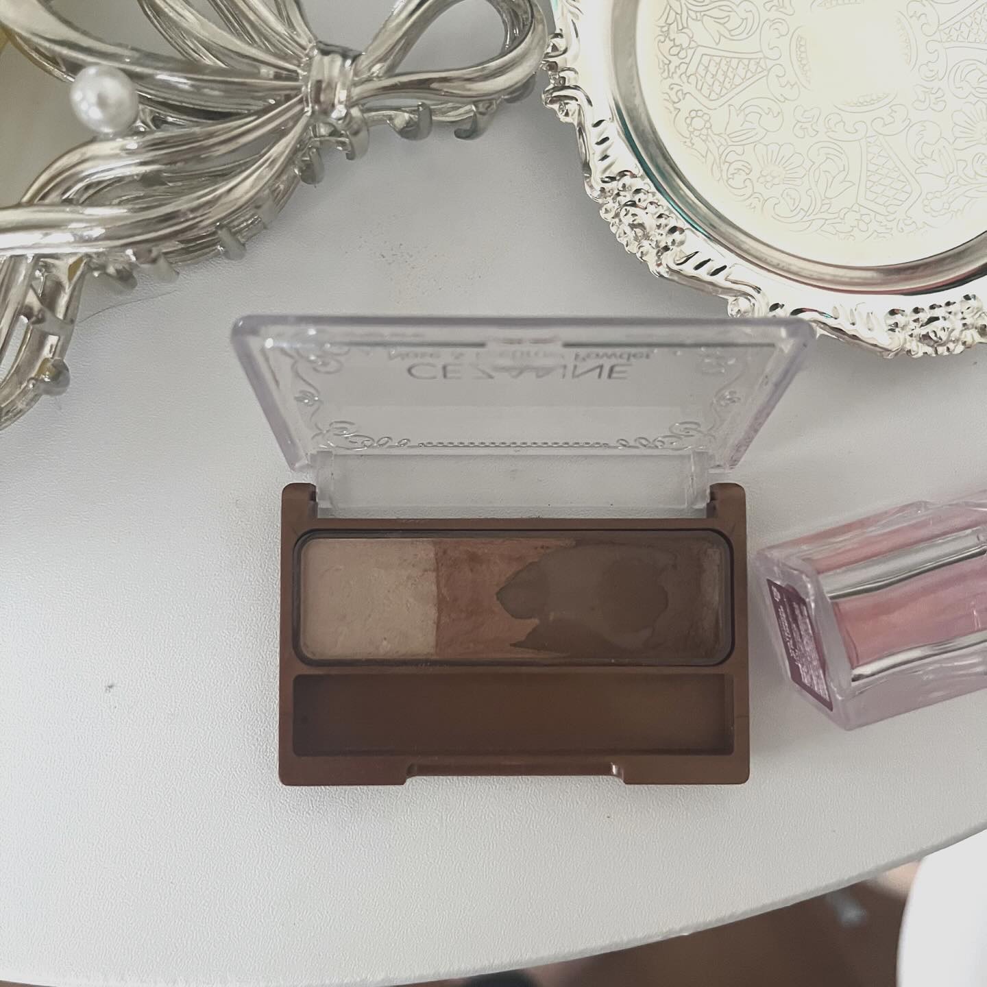 ノーズ＆アイブロウパウダー/CEZANNE/パウダーアイブロウを使ったクチコミ（1枚目）