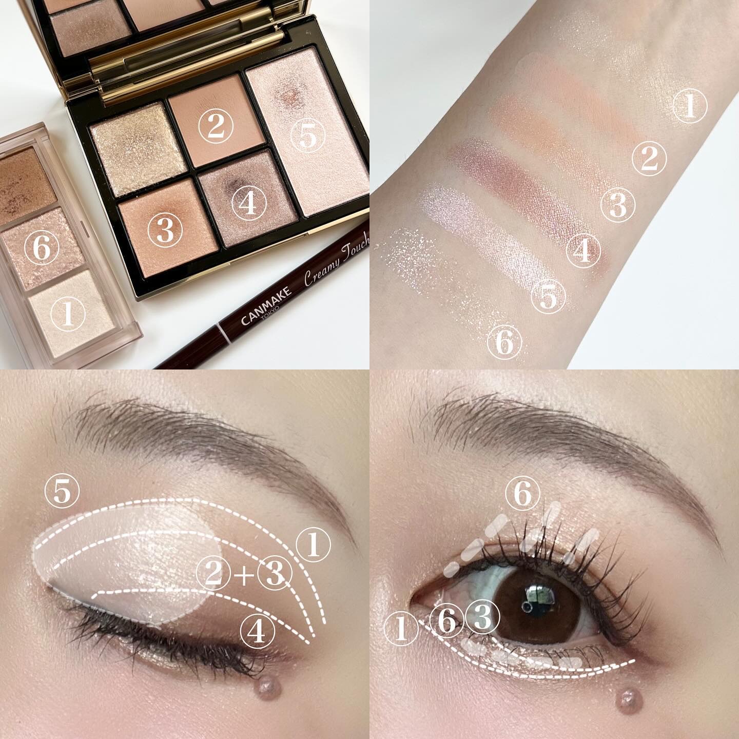 フェイス スタイリスト/SNIDEL BEAUTY/アイシャドウパレットを使ったクチコミ（3枚目）