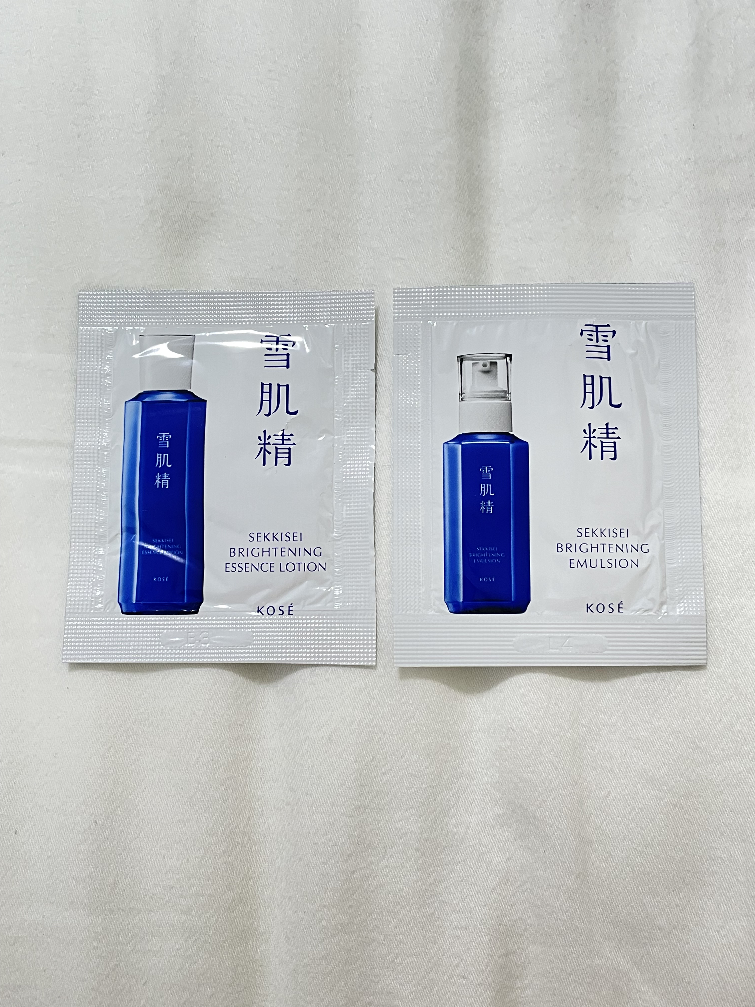 雪肌精 薬用雪肌精 ブライトニング エマルジョンのクチコミ「雪肌精
薬用雪肌精 ブライトニング エッセンス ローション
薬用雪肌精 ブライトニング エマル.....」（1枚目）