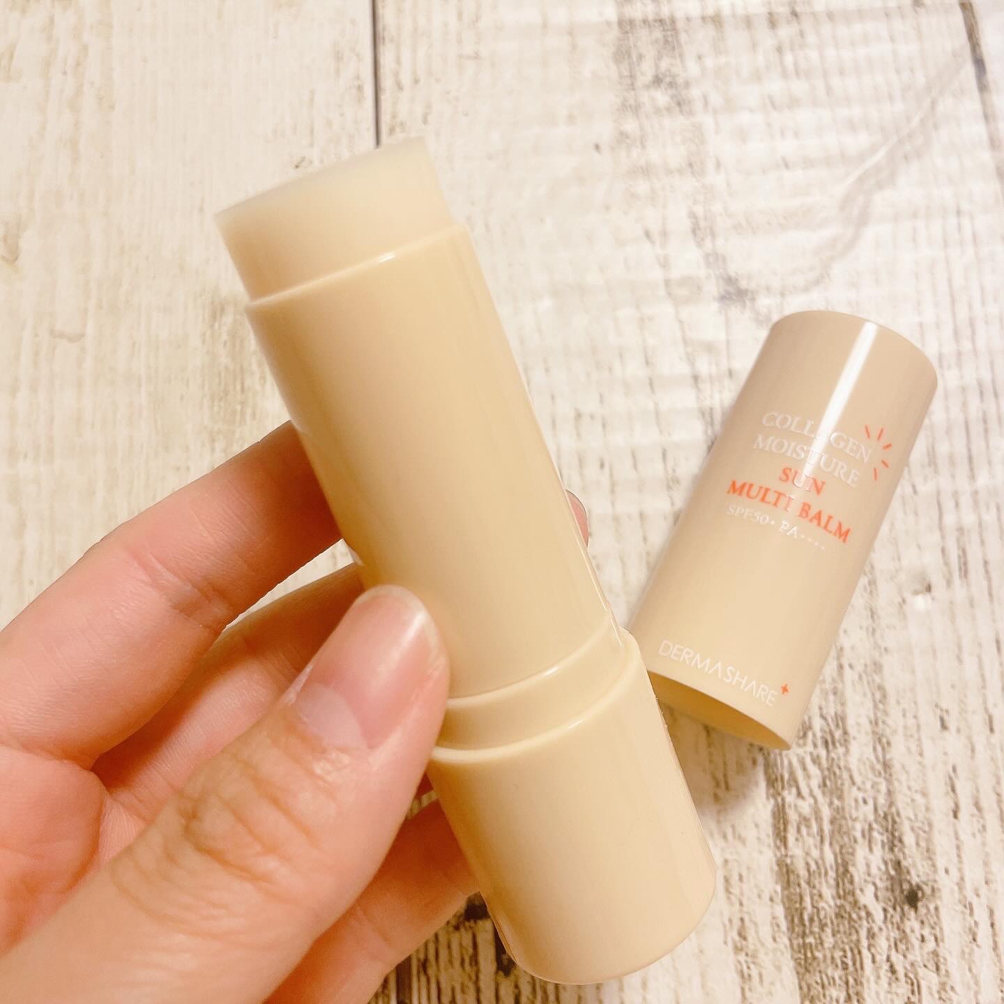 コラーゲンモイスチャーSUNマルチバーム/DERMASHARE/日焼け止めスティックを使ったクチコミ（2枚目）