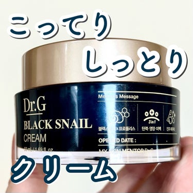 Dr.G
Dr.G ブラックスネイルクリーム

────────────

かなりこってりしたクリーム！
濃密って感じでしっかり塗った感があるけど、ベタベタはしない！

いい香り💓

肌がふっくらしたよ