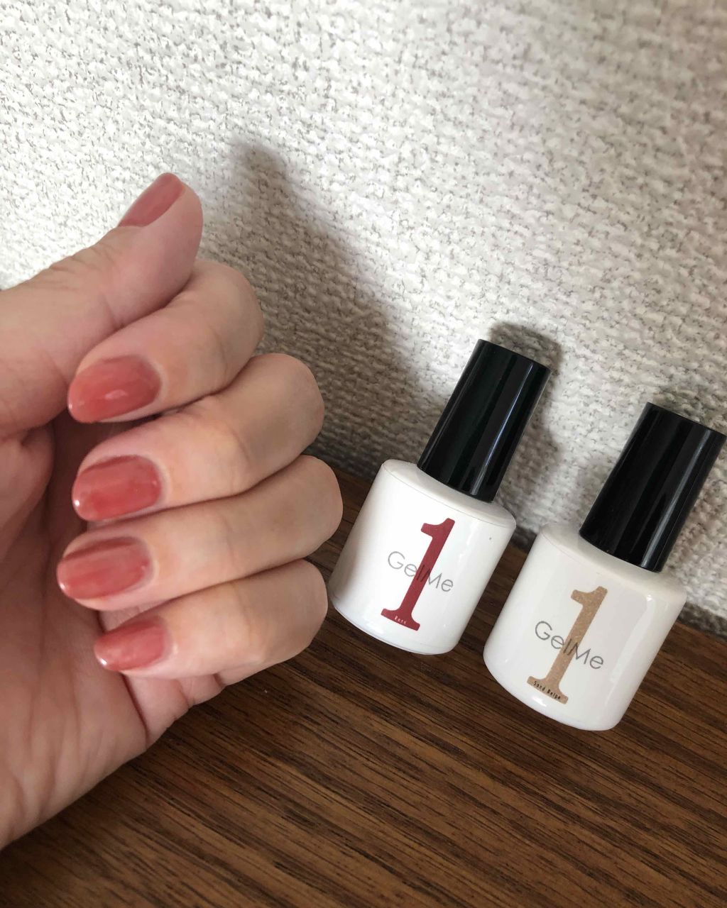 ジェルネイル 25.ローズ/ジェルミーワン/ジェルネイルを使ったクチコミ（1枚目）