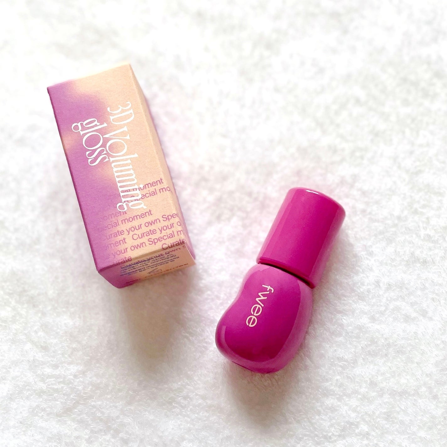 フィー 3Dボリューミンググロス/fwee/リップグロスを使ったクチコミ(3枚目)