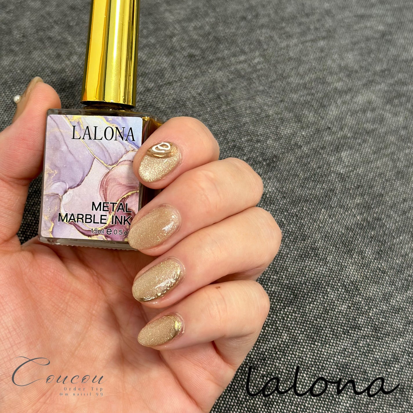 🐒ズボラママみっちゃんの高見えネイル💅 on LIPS 「こんにちは♪@lalona公式アンバサダーのみっちゃんです🥰..」(1枚目)