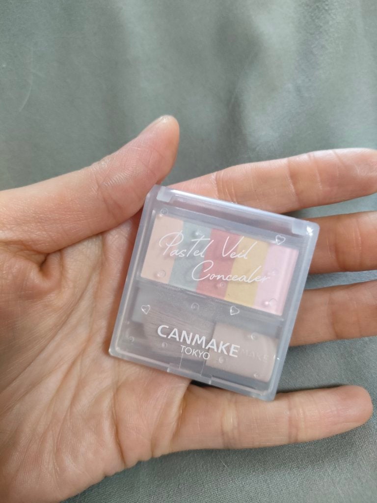 パステルヴェールコンシーラー/キャンメイク/パレットコンシーラーを使ったクチコミ(1枚目)