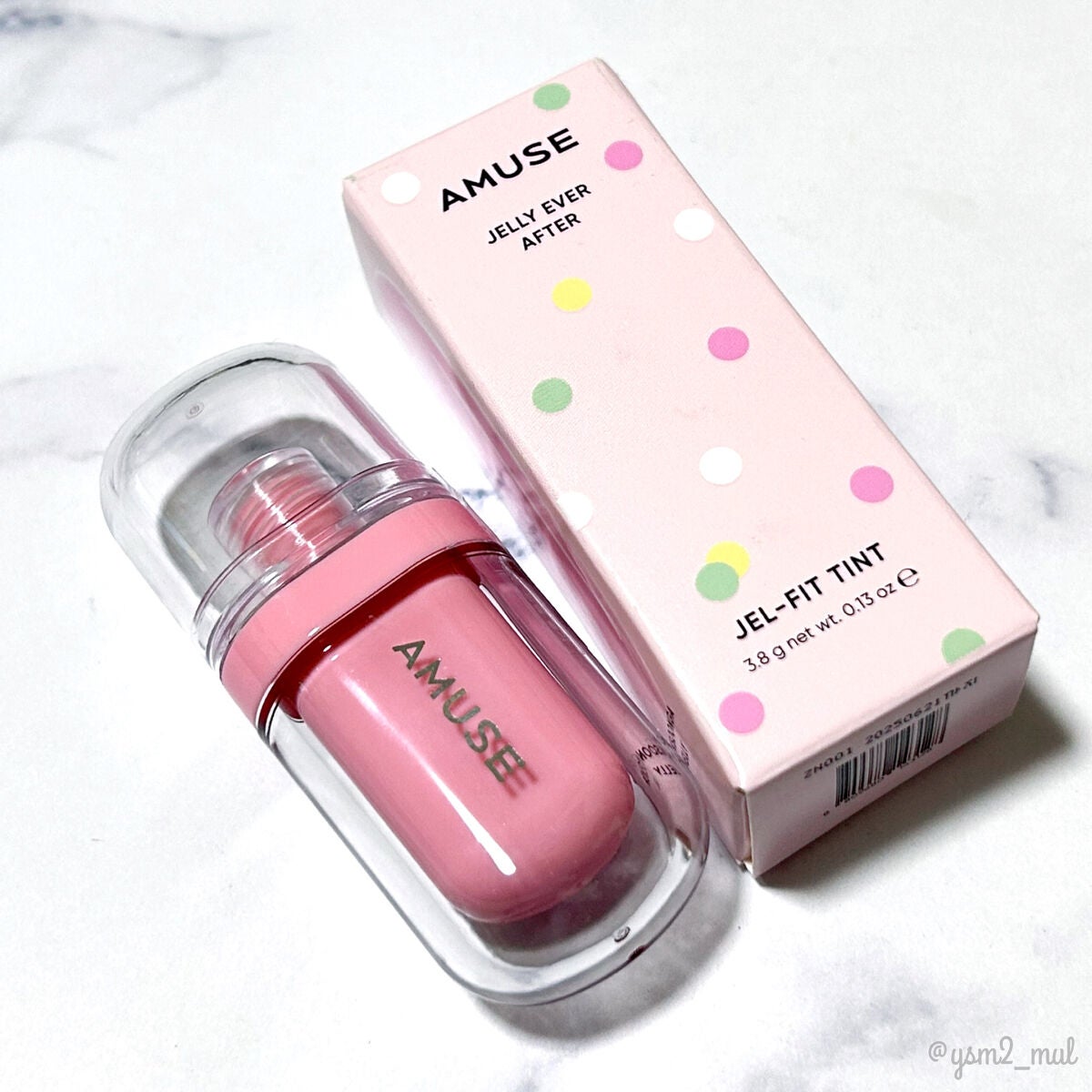 ジェルフィットティント/AMUSE/リップティントを使ったクチコミ(6枚目)