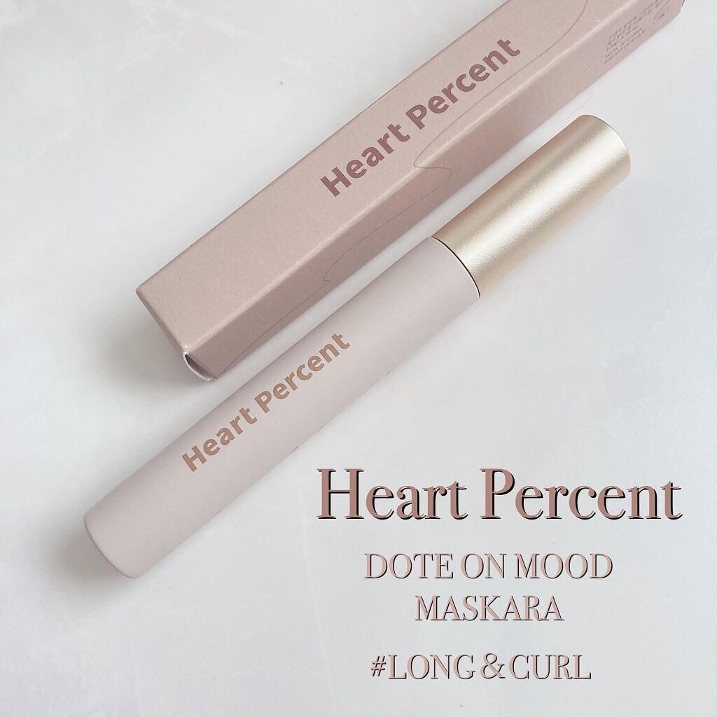 ドットオンムードマスカラ  ロングアンドカール/Heart Percent/マスカラを使ったクチコミ（2枚目）