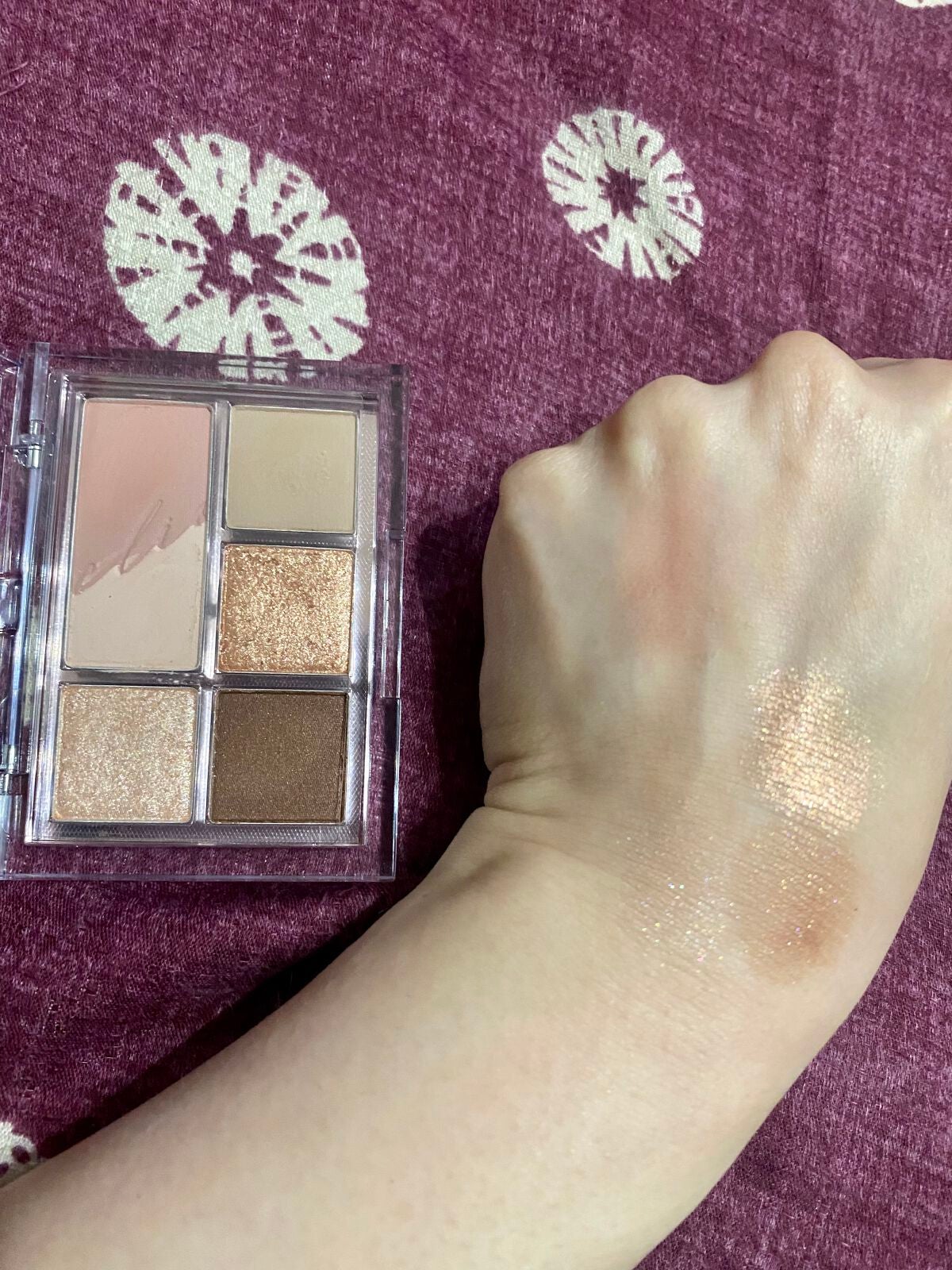 プロ アイパレット ミニ/CLIO/アイシャドウパレットを使ったクチコミ(4枚目)