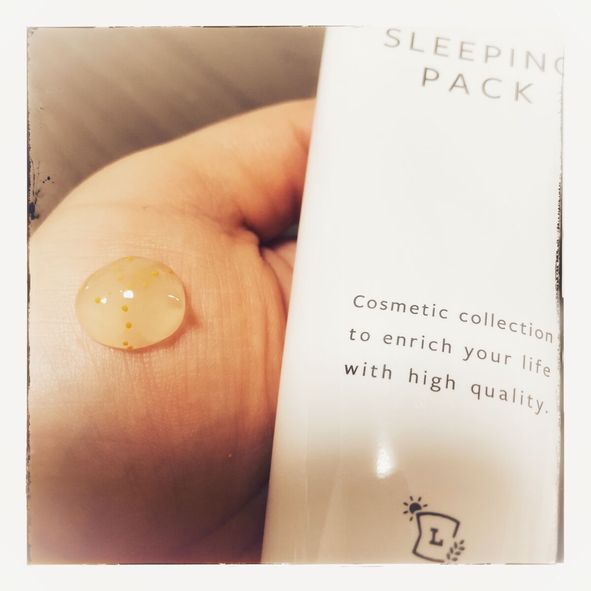 NL 塗って寝るパック 80g/ナチュラルローソンスキンケア/フェイスクリームを使ったクチコミ（2枚目）