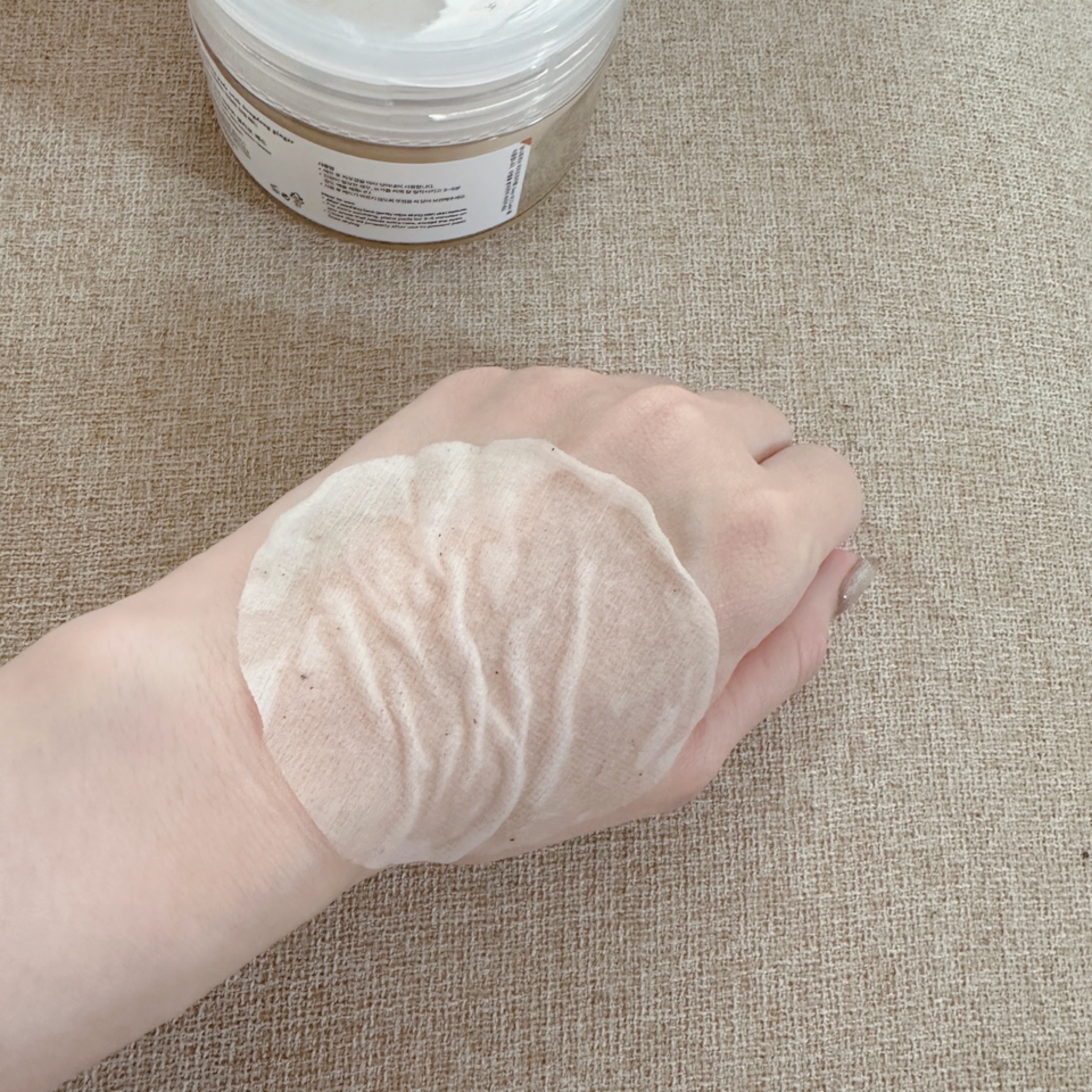 ジンジャーアクアリリーフパッド 60枚/Bonajour/トナーパッドを使ったクチコミ（3枚目）