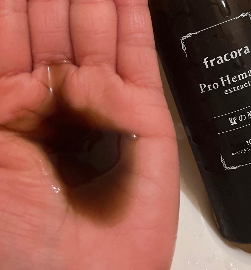 プロヘマチン原液/fracora/洗い流すヘアトリートメントを使ったクチコミ（2枚目）