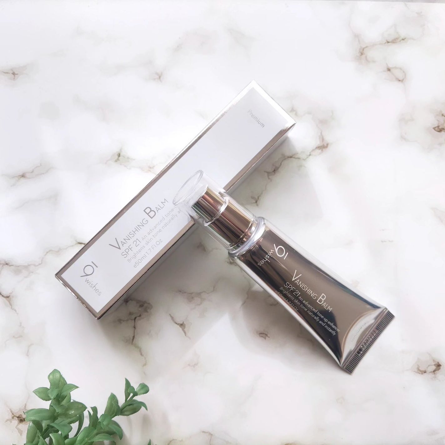 バニシングバーム プレミアム トーンアップ SPF21/9Wishes/化粧下地を使ったクチコミ(1枚目)