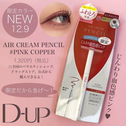 エアクリームペンシル /D-UP/ペンシルアイライナーを使ったクチコミ(6枚目)