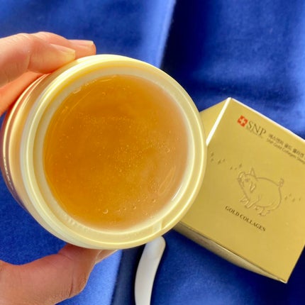 SNP ゴールド コラーゲン スリーピング パック/SNP/シートマスク・パックを使ったクチコミ(2枚目)