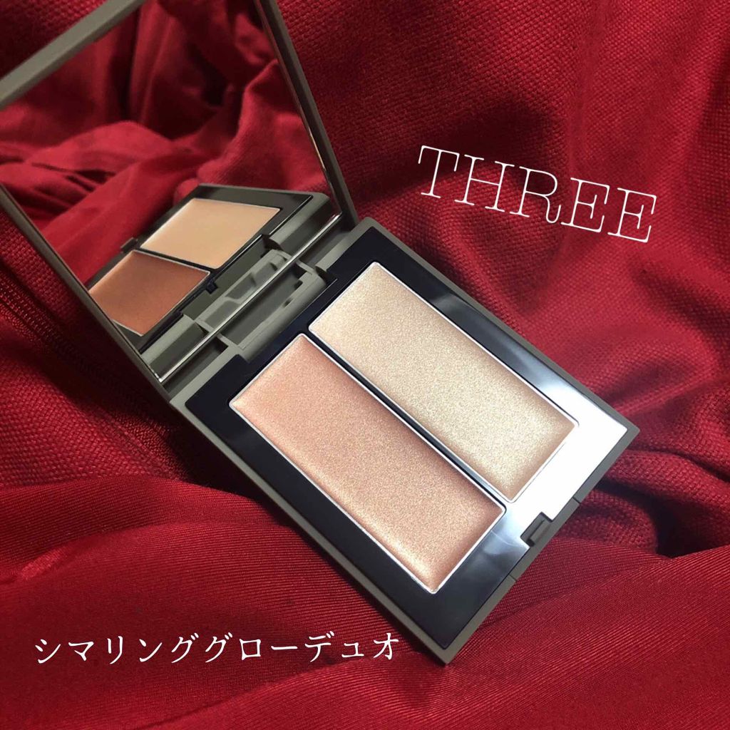 THREE シマリング グロー デュオ/THREE/クリームハイライトを使ったクチコミ（1枚目）