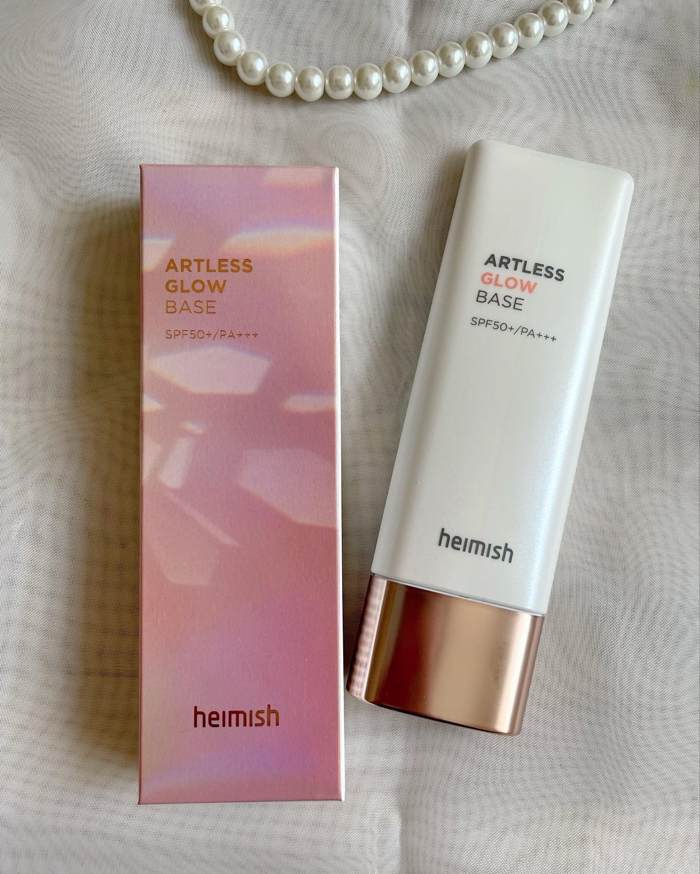 アートレスグロウベース/heimish/化粧下地を使ったクチコミ(4枚目)