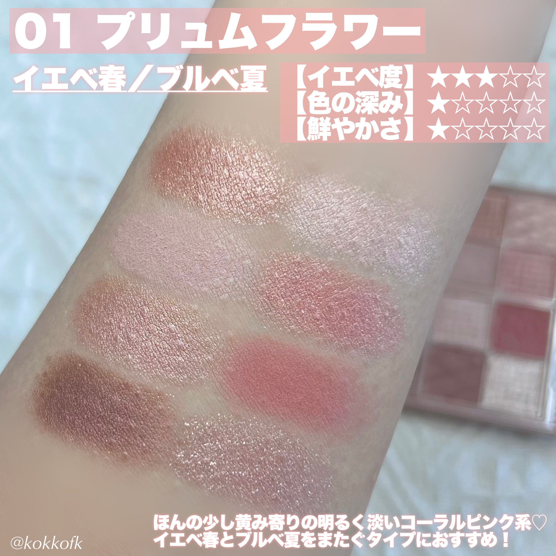 プティパレットアイズ/キャンメイク/パウダーアイシャドウを使ったクチコミ（2枚目）