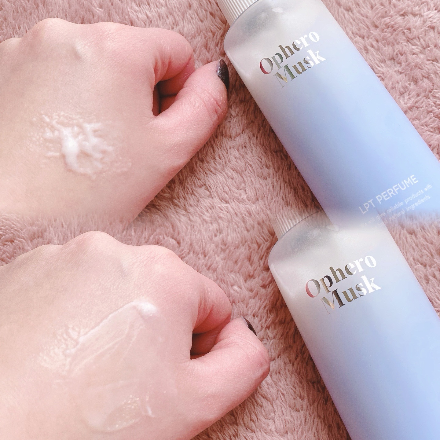 パフュームヘアパックインミスト Ophero Musk/Daleaf/アウトバストリートメントを使ったクチコミ（2枚目）