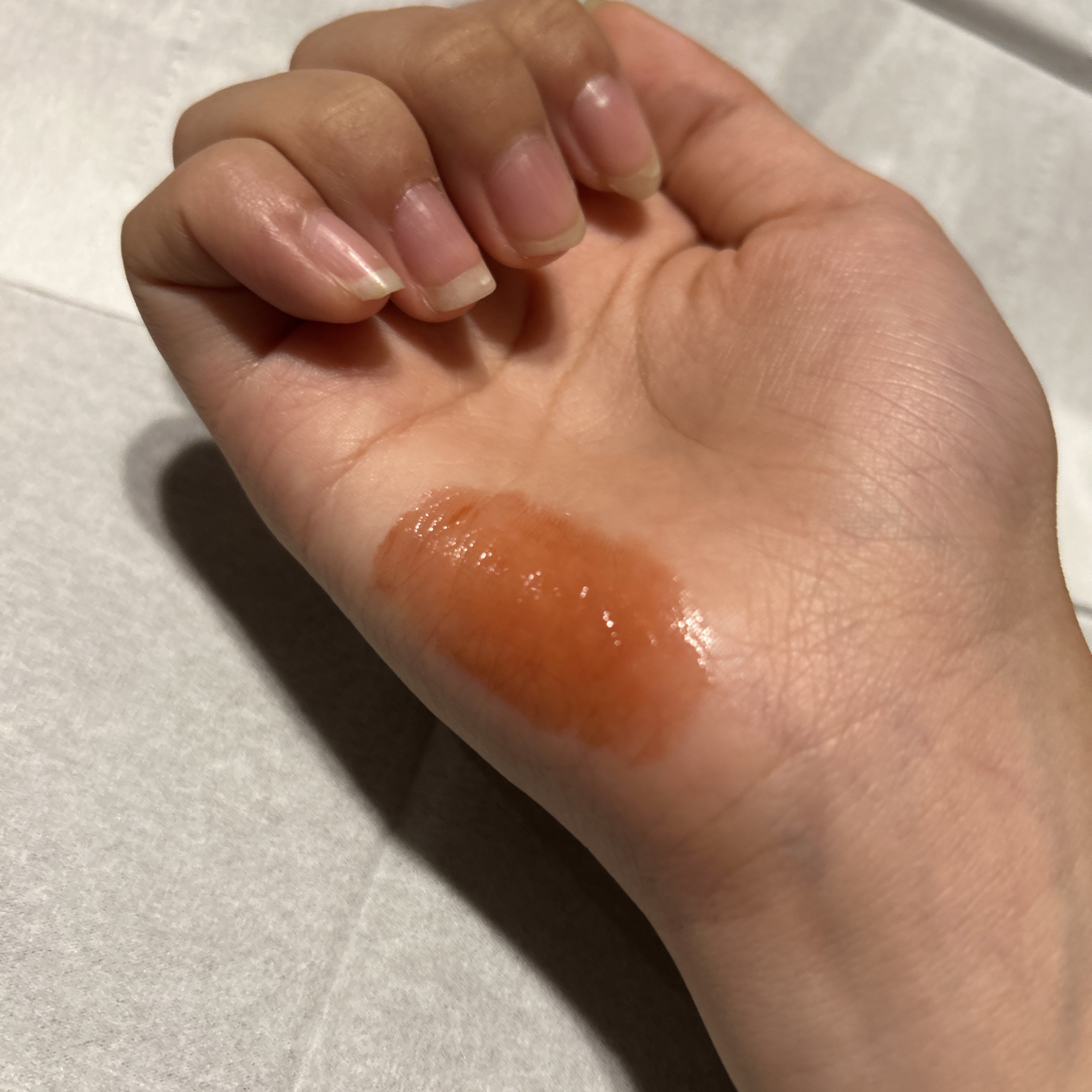 アンドバイロムアンド　グラッシーボムティント/&nd by rom&nd/リップティントを使ったクチコミ（2枚目）