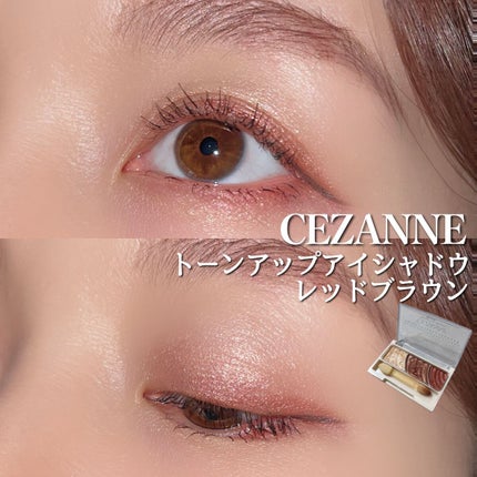 トーンアップアイシャドウ/CEZANNE/アイシャドウパレットを使ったクチコミ(1枚目)
