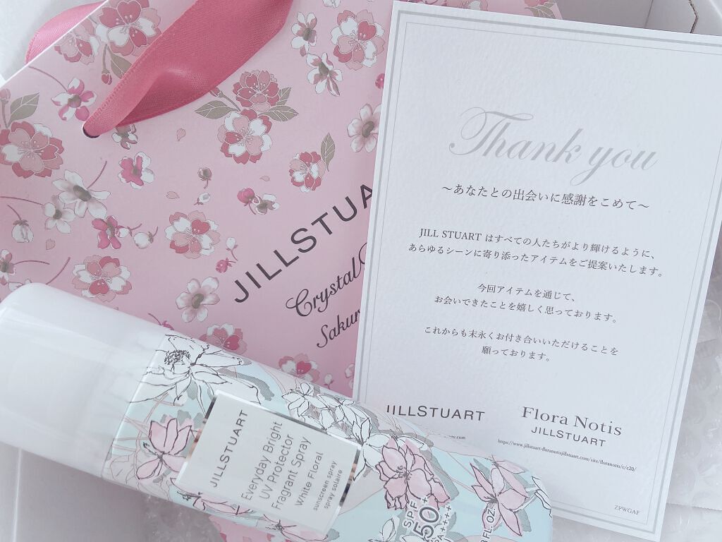 エブリデイブライト UVプロテクター スプレー ホワイトフローラル/JILL STUART/日焼け止めミスト・スプレーを使ったクチコミ（2枚目）