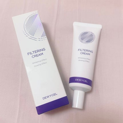 フィルタリングクリーム/DEWYCEL/日焼け止めクリームを使ったクチコミ(1枚目)