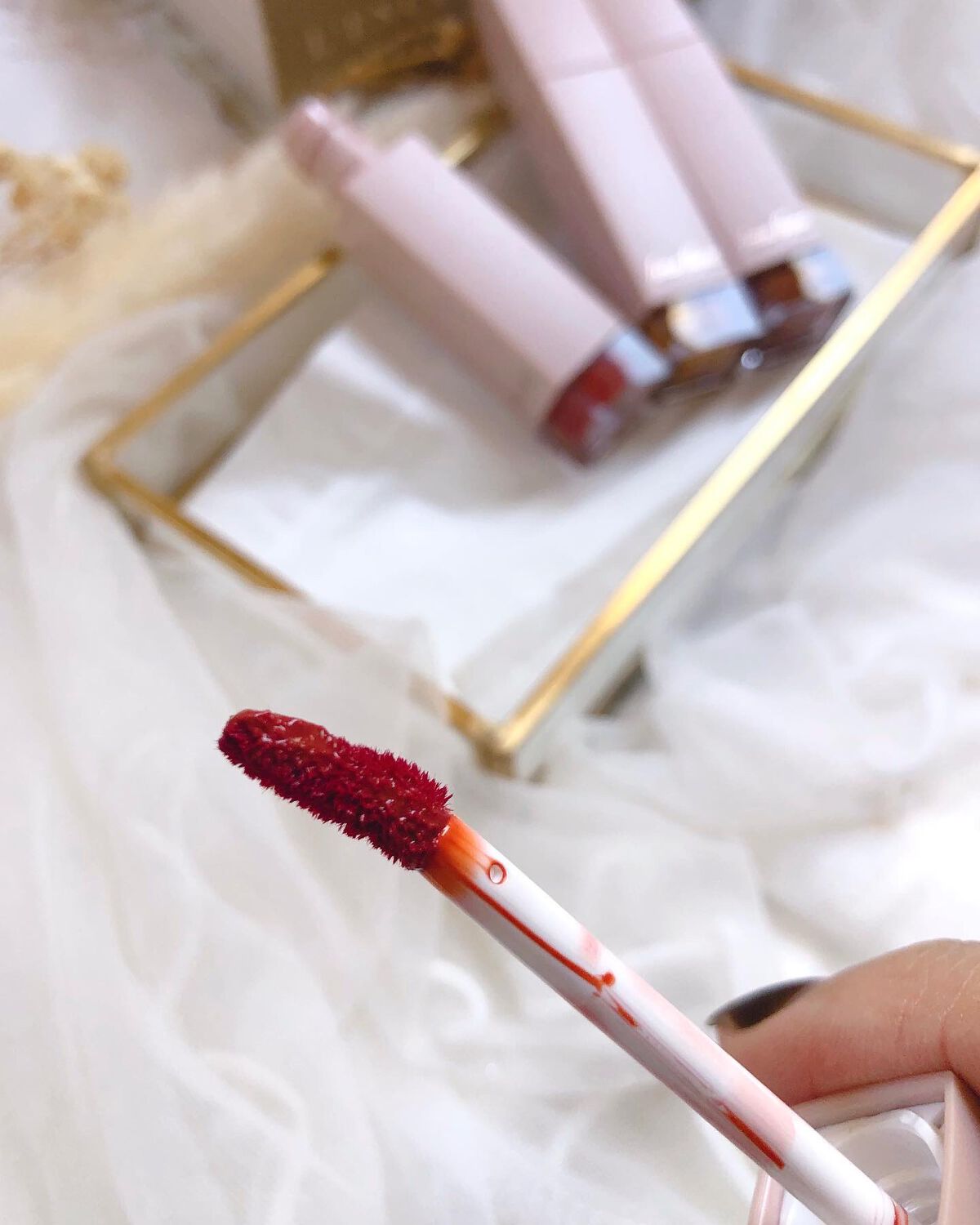 frunflynn シャインユー グロウティント/frunflynn/リップティントを使ったクチコミ（2枚目）