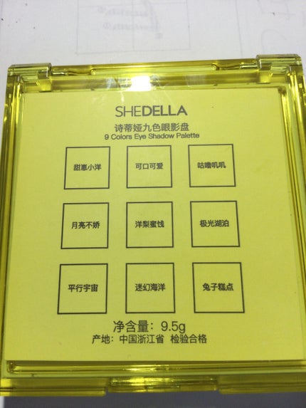 诗蒂娅九色眼影盘 (9 Colors Eye Shadow Palette)/SHEDELLA/アイシャドウパレットを使ったクチコミ(3枚目)