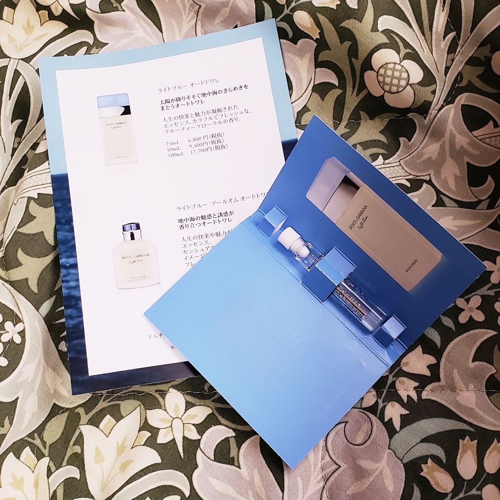 LIGHT BLUE EAU DE TOILETTE(ライトブルー オードトワレ)/DOLCE&GABBANA BEAUTY/香水(レディース)を使ったクチコミ(1枚目)