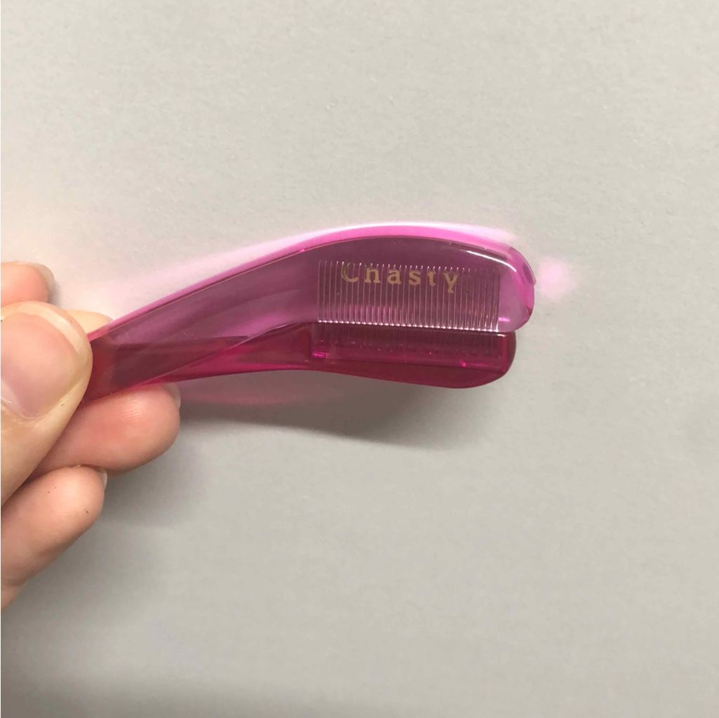 マスカラコーム メタルN(ナチュラル)/チャスティ/その他化粧小物を使ったクチコミ(3枚目)