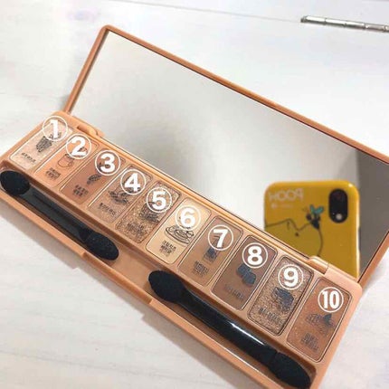 プレイカラー アイシャドウ/ETUDE/アイシャドウパレットを使ったクチコミ(2枚目)