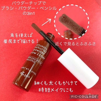 エテュセ チップオン アイブロウ WP/ettusais/パウダーアイブロウを使ったクチコミ(2枚目)