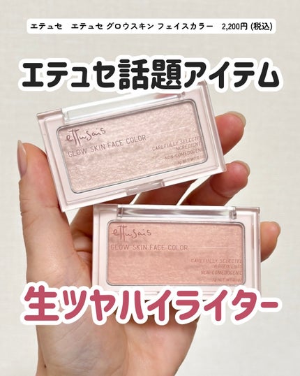 エテュセ グロウスキン フェイスカラー 01 <ハイライター>/ettusais/パウダーハイライトを使ったクチコミ(1枚目)