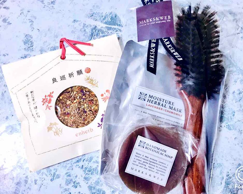 モイスチャーハーバルマスク ラベンダー／カモミール/MARKS&WEB/シートマスク・パックを使ったクチコミ（1枚目）