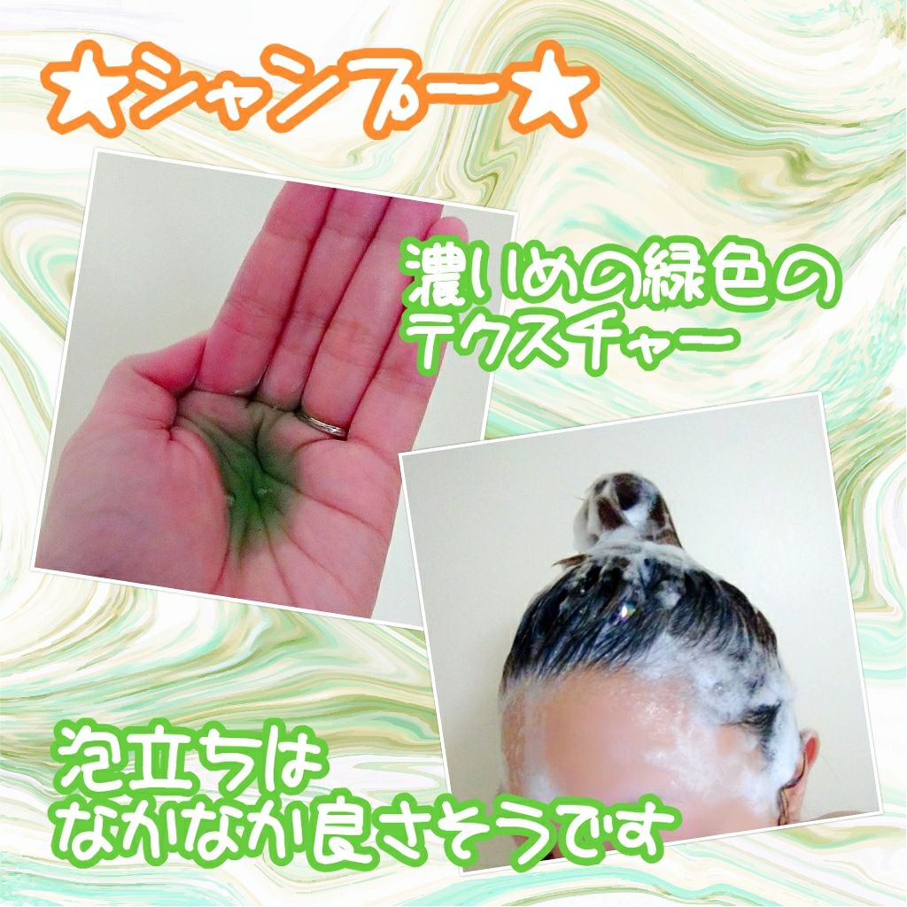 温泉藻配合頭皮ケアシャンプー／トリートメント/ONSENSOU/市販シャンプーを使ったクチコミ（3枚目）